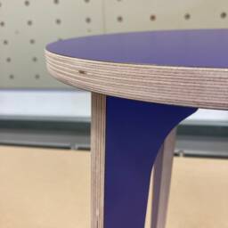Round Plywood Side Table - thumbnail 2