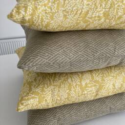 Set Of 4 Xl 65cm Scandi Cushions With Heavy Feather Inserts - thumbnail 3