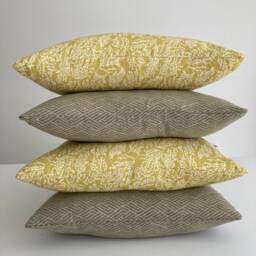 Set Of 4 Xl 65cm Scandi Cushions With Heavy Feather Inserts - thumbnail 2