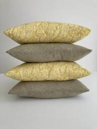 Set Of 4 Xl 65cm Scandi Cushions With Heavy Feather Inserts - thumbnail 1