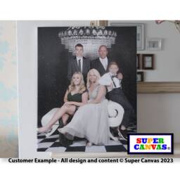 Diamond Dust Couple Custom Personalised Valentines Day Portrait Bling Glass Glitter Sparkly Framed Picture Photo Canvas Print Partner Gift - thumbnail 4