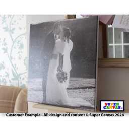 Diamond Dust Couple Custom Personalised Valentines Day Portrait Bling Glass Glitter Sparkly Framed Picture Photo Canvas Print Partner Gift