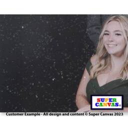 Diamond Dust Couple Custom Personalised Valentines Day Portrait Bling Glass Glitter Sparkly Framed Picture Photo Canvas Print Partner Gift - thumbnail 3
