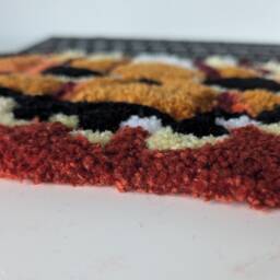 Halloween Pumpkin Desk Rug Keyboard Wrist Buddy Colourful Office Decor Accessories - thumbnail 3