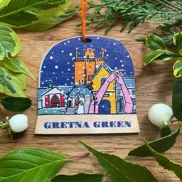 Gretna Green Snow Globe Decoration