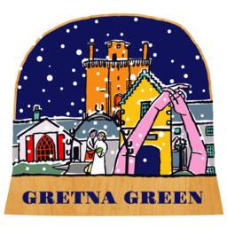 Gretna Green Snow Globe Decoration - thumbnail 2