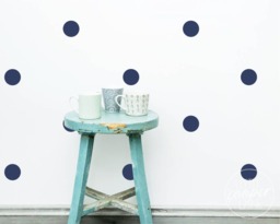 Polka Dots 7.5cm - Vinyl Wall Decals 3 Inches Multi Colours Round Spots Circles Stickers Baby Boys Girls Nursery Kids Room D??cor - thumbnail 1