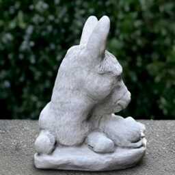 Fantasy Donkey Family Statue Concrete Sculpture Garden Animal Decoration Donkey Lover Gift Handmade Ornament Farm Decor - thumbnail 2