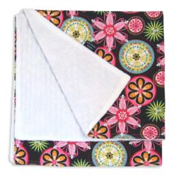 Carnival Bloom Receiving Blanket Set - Blanket, Bib & Burp Cloth - thumbnail 4