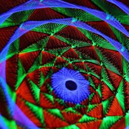 String Art Mandala Transformation Sacred Geometry Psychedelic Wall Art Home Decor D??cor Zen 3D Spiritual Gift Yoga Studio Design - thumbnail 2