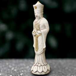 Large Chinese Man Sculpture Outdoor Wise Elder Figurine Lover Gift Handmade Decoration Yard Art - thumbnail 4