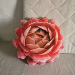 "Succulent Throw Pillow Velvet Leaf Cushion, Bedroom Decor - 16.1""x16.1" - thumbnail 2