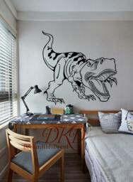 Dinosaur Decal, Dinosaur Wall Art, Decor, Stickers, Baby Boy Nursery Wall Stickers T-Rex-Dk281 - thumbnail 2