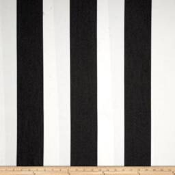 Black & White Striped Sunbrella Outdoor Cushion Cover Modern Nautical - thumbnail 2