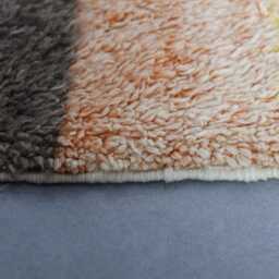 Handmade Abstract Wool Berber Rug Modern Moroccan Carpet - 9x6, 5 Ft - thumbnail 4