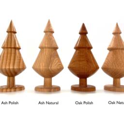 Handmade Wooden Christmas Tree Set Scandi Style Table Decor - thumbnail 4