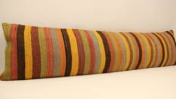 Extralong 12x48 Inch 30x120 cm, Pillowcover, Pillow, Boho, Rusticdecor, Turkish Kilim Lumbar Pillow Cover Home Interior Chair Navajo, 4Oyf-129 - thumbnail 1