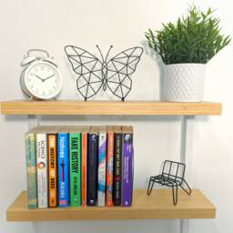 Geometric Butterfly - Wall Art Hanging Decoration Home Decor Black Printinghive - thumbnail 2
