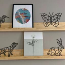 Geometric Butterfly - Wall Art Hanging Decoration Home Decor Black Printinghive - thumbnail 3
