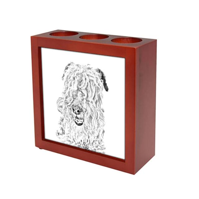 Lakeland Terrier - Wooden Stand For Candles/Pens With The Image Of A Dog New Collection - image 1