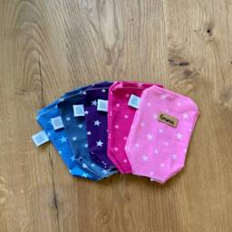 New - Toniebox Cover/Protective Cover With Name Pink, Rose, Blue, Green, Grey Stars - thumbnail 3