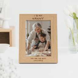 I Love My Daddy Gift - Photo Frame For Dad Dada Engraved Custom For 7x5 Or 6x4 Picture - thumbnail 3