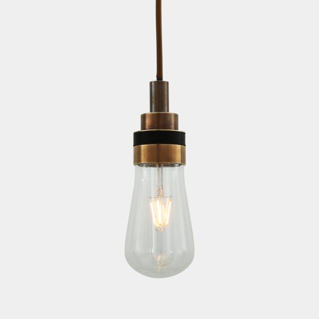 Bo Glass Contemporary Bathroom Pendant Light 8.75 - image 1