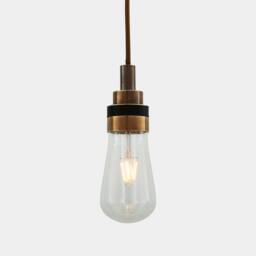 Bo Glass Contemporary Bathroom Pendant Light 8.75