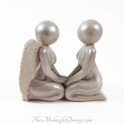 Sympathy Gift Handmade Clay Sculpture - Loss Of Loved One - thumbnail 2