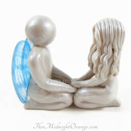 Sympathy Gift Handmade Clay Sculpture - Loss Of Loved One - thumbnail 3