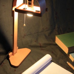 "Wooden Lamp ""Lamppost" - thumbnail 4