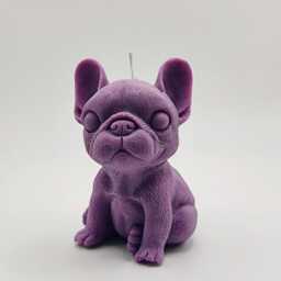 Handmade French Bulldog Candle Scented Soy Wax, Dog Lover Gift - thumbnail 3