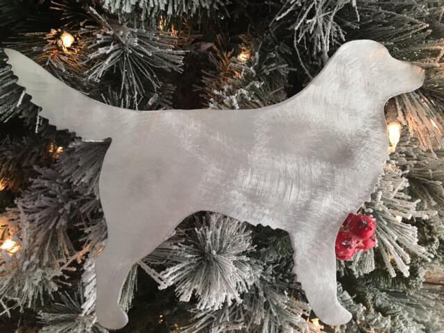 Nova Scotia Duck Tolling Retriever, Tollie, Dog Tree Topper, Holiday Decoration, Wreath Christmas, Pet Memorial, Yard Art - image 1