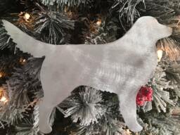 Nova Scotia Duck Tolling Retriever, Tollie, Dog Tree Topper, Holiday Decoration, Wreath Christmas, Pet Memorial, Yard Art - thumbnail 1