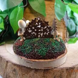 Tree Of Life Tea Light Holder, Pixie House. Polymer Clay Miniature Fairy Garden, Cottage, Clay - thumbnail 2