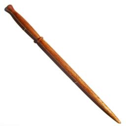 Lucius's Second Wand, Fully Hand Turned Red Oak Wood, No Resin - thumbnail 2