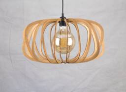 Wooden Ceiling Light, Hanging Lamp, Light Shade, Lamp Fixture, Dining Nordic Design, Chandelier, Pedant - thumbnail 1