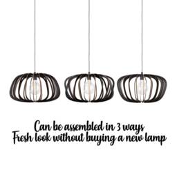 Wooden Ceiling Light, Hanging Lamp, Light Shade, Lamp Fixture, Dining Nordic Design, Chandelier, Pedant - thumbnail 3