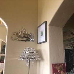 Mirror Finish Alhamdulillah Islamic Calligraphy Wall Art, Modern Home Decor - thumbnail 3