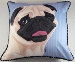 Pug Pillow - thumbnail 1