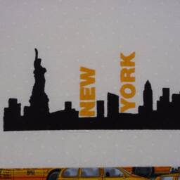 Cushion Cover Approx. 36 X cm, New York, Skyline, Embroidered, Globetrotter - thumbnail 2