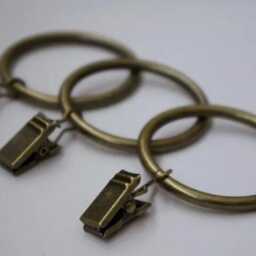 "Antique Gold Curtain Pole " - thumbnail 3