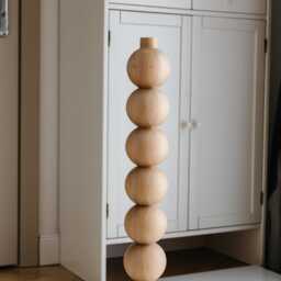 Handmade Wooden Table Leg 760mm Unfinished Ash Wood Furniture Foot - thumbnail 3