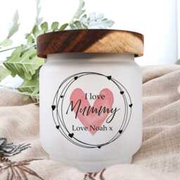 Personalised Mother's Day Candle Jar, Gift For Mum, Mummy, & Me, Name Gift, Gran Granny, Keepsake Memory Gifts - thumbnail 1