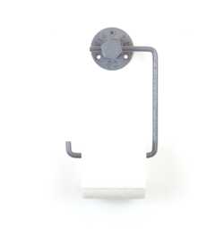 Toilet Paper Holder, Modern Wall Mount Bathroom Storage, Color Pictured Gray - Textured
