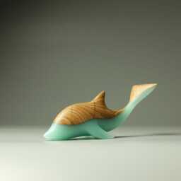 Duo Dolphin Sculpture - 12 - thumbnail 3