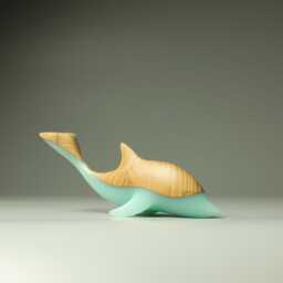 Duo Dolphin Sculpture - 12 - thumbnail 2