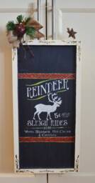 Farmhouse Christmas Decor For Hand Painted Wooden Sign Decoration - thumbnail 2
