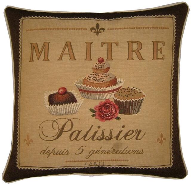 Confectionary Maitre Patissier Tapestry Cushion Sham - image 1
