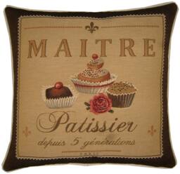 Confectionary Maitre Patissier Tapestry Cushion Sham - thumbnail 1
